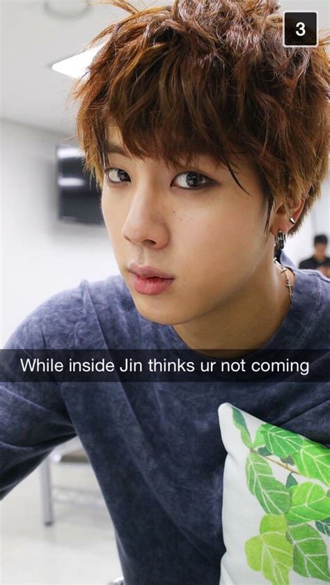 Bts Texts And Snaps — Jin confessing to you //happy birthday...