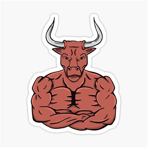 "Bull" Sticker for Sale by Doreto | Redbubble