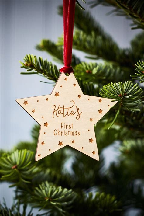 Personalised Wooden Tree Decorations Archives | Personalised christmas tree decorations ...