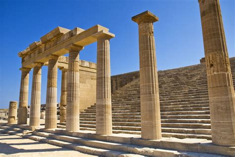 Lindos Acropolis, Rhodes. Rhodes Travel Guide 2024, Photos, Activities, Maps. Rhodes monuments ...