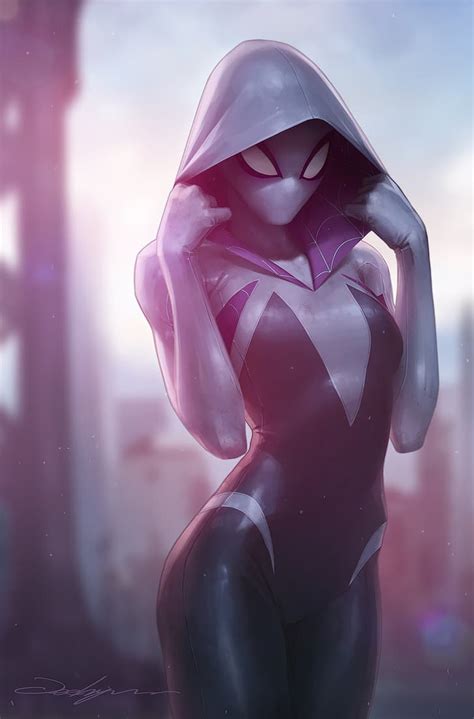 HD wallpaper: Lee Jeehyung, Spider Gwen | Wallpaper Flare