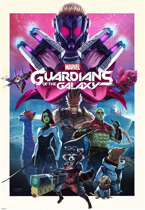 Guardians of the Galaxy Game Art Print Release