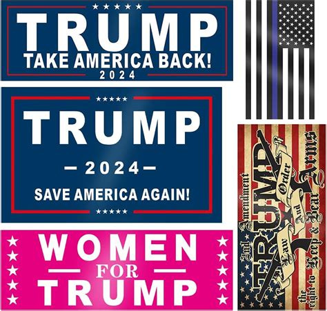 Donald Trump 2024 Bumper Sticker - Amitie Andriette