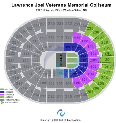 Lawrence Joel Veterans Memorial Coliseum Tickets and Lawrence Joel Veterans Memorial Coliseum ...