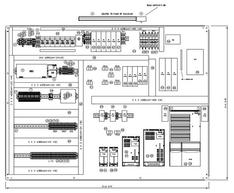 Electrical Control Panel Schematic Diagram