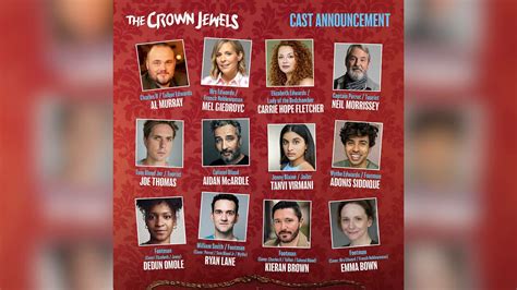 The Crown Jewels at Garrick Theatre Full Cast Announced - Theatre Weekly