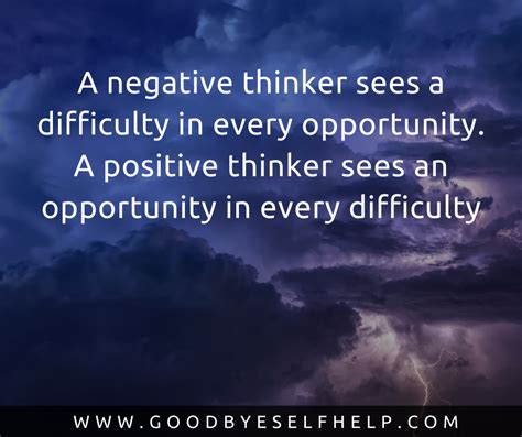 35 Quotes about Negative Thoughts - Goodbye Self Help