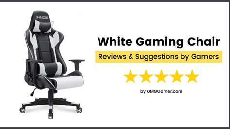 8 Best White Gaming Chair Reviews in 2024 [Budget Friendly]