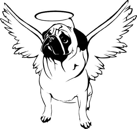 Pug Coloring Pages