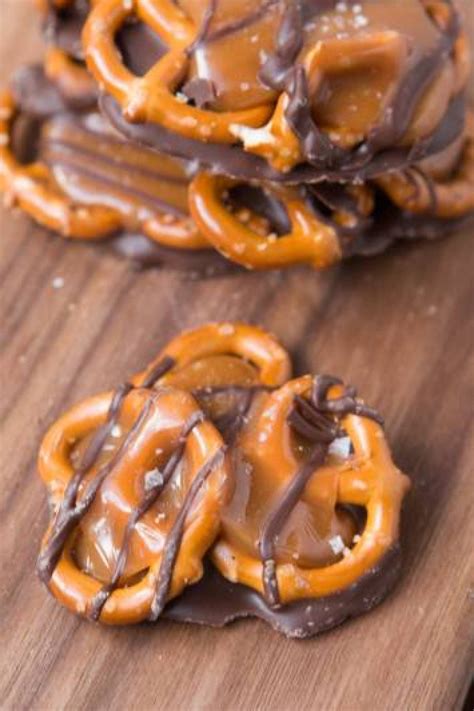 Salted Caramel Pretzel Snaps Recipe | Just A Pinch Recipes