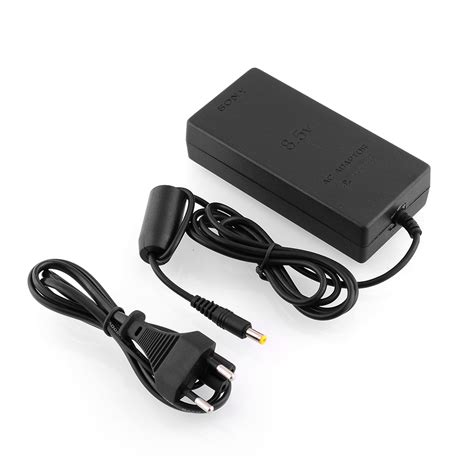 Hot EU plug Adapter Power Supply Cable Cord For PS2 Console Slim Black