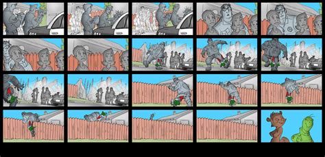 Living Lines Library: Over the Hedge (2006) - Storyboards