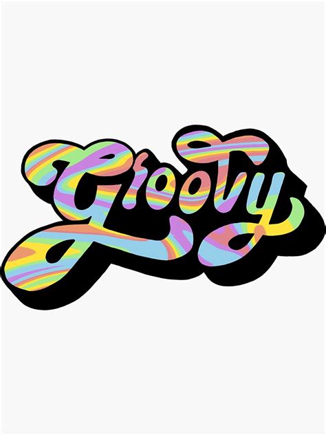 "Groovy" Sticker for Sale by ReganSmith13 | Redbubble