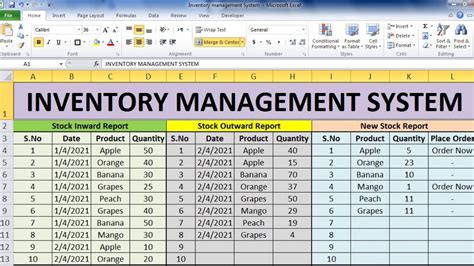 Marvelous Tips About Inventory Management System Excel - Boyair