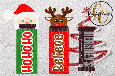 Christmas SVG Candy Wrapper SVG Santa Candy Wrapper SVG - Etsy