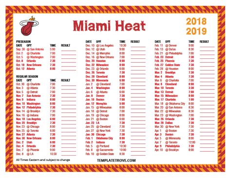 Miami Heat Schedule 2025 Calendar - Aggy Lonnie