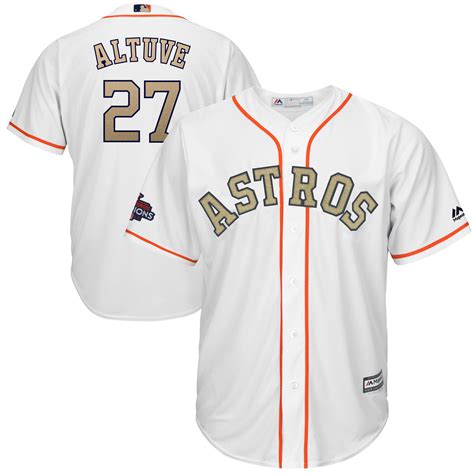 Majestic Jose Altuve Houston Astros Gold Jersey – Platinumstars