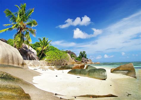 La Digue beach, Seychelles