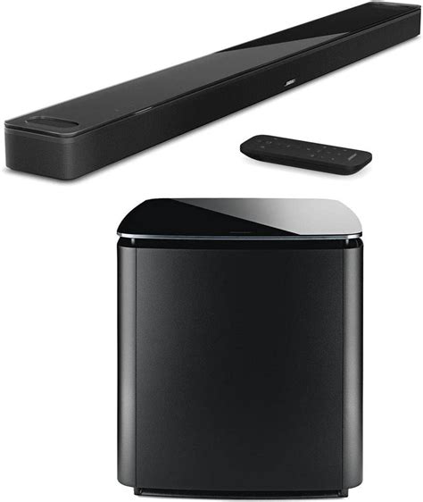 Buy Bose Smart Soundbar 900 with Bass Module 700 for Soundbar, Bose Black Online at Lowest Price ...