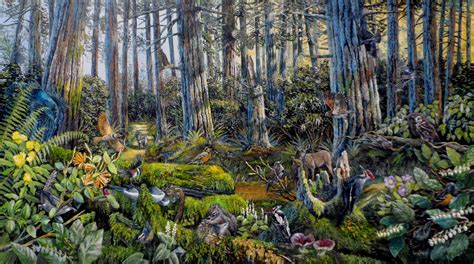 Admiralty Inlet Natural Area Preserve – Forest Wildlife mural | The Art of Larry Eifert