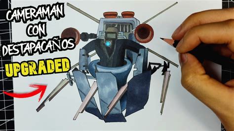 COMO DIBUJAR a CAMERAMAN con DESTAPACAÑOS UPGRADED de SKIBIDI TOILET 63 ...