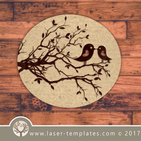 Bird engraving template for lasers. Online store for laser cut patterns. Free laser cut designs ...