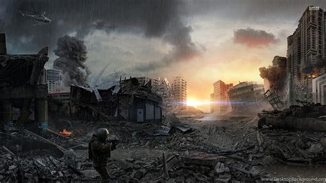 Zombie Apocalypse City Background