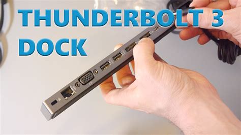 HP ZBook Thunderbolt 3 Docking Station (P5Q58AA) - A Problematic Mess - YouTube