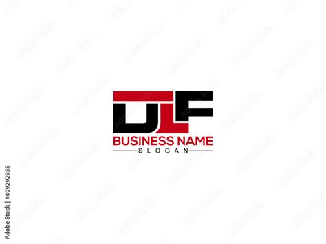 DLF Logo And Illustrations Design For Business Stock Vector | Adobe Stock