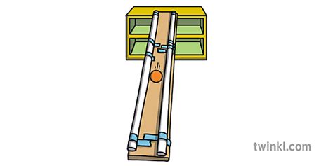 ball rolling down a ramp experiment activity ks1 Illustration - Twinkl