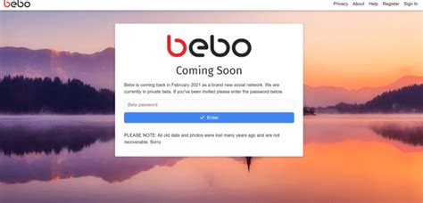 Bebo Is Making A Comeback For 2021