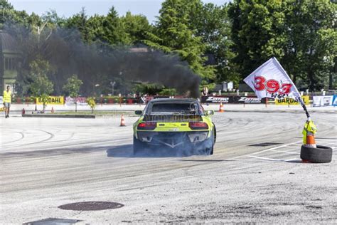 Diesel Car Drifting Race Competition on a Track Editorial Stock Photo - Image of action, spin ...