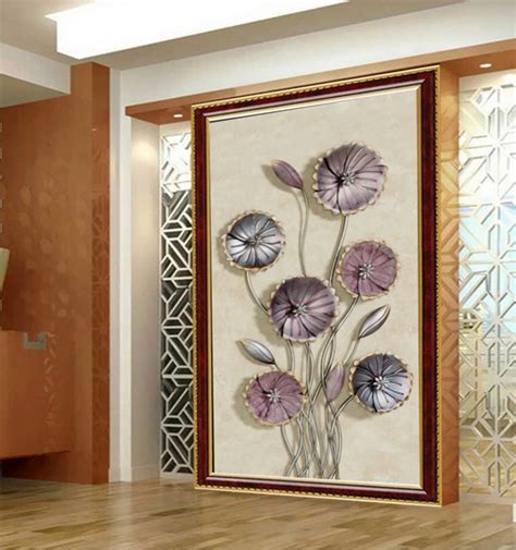 Aliexpress.com : Buy Custom Wallpaper 3D Entrance Hallway Mural Modern ...