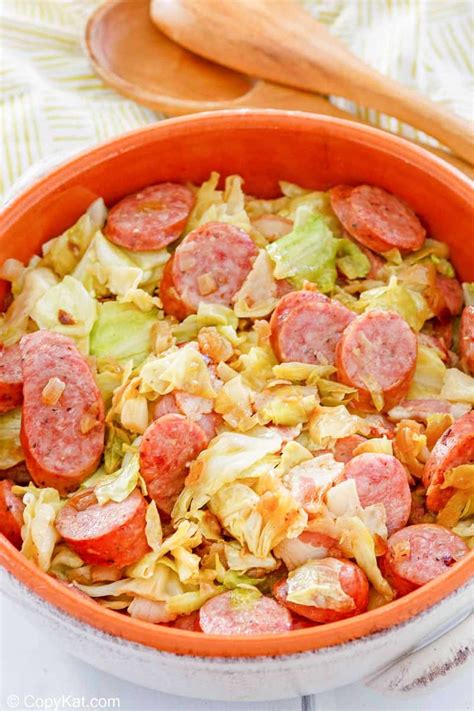 Fried Cabbage and Sausage (Stovetop and Instant Pot) - CopyKat Recipes