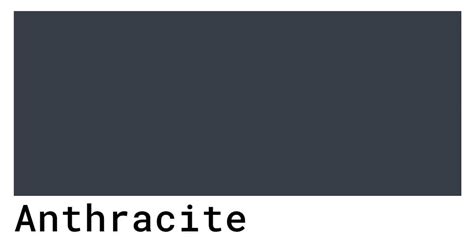 Anthracite Color Codes - colorcodes.io