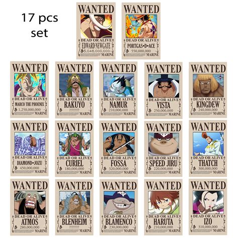 One Piece Wanted Poster Ace