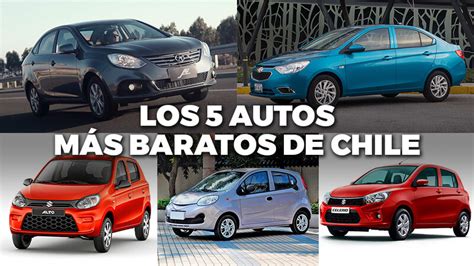 Estos son los 5 autos más baratos que se venden en Chile