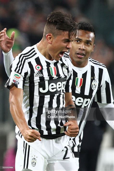 Juventus forward Paulo Dybala celebrates after scoring his goal... News ...