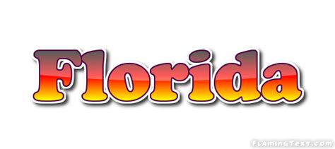 Florida Logo | Free Name Design Tool from Flaming Text