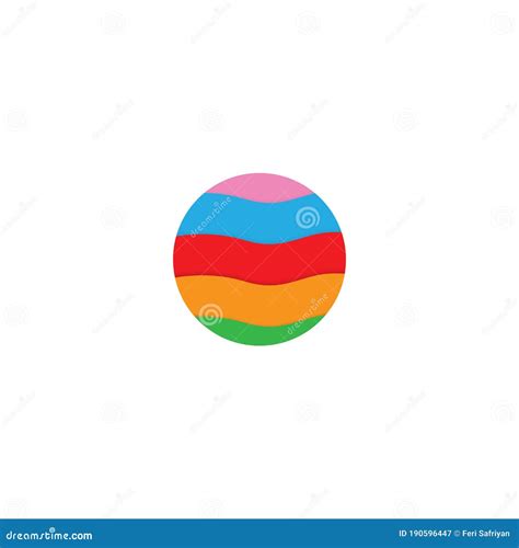 Rainbow Pride Logo Template Vector Stock Illustration - Illustration of ...