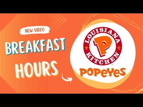 Popeyes Breakfast Hours 2024 | TheFoodMenus ️