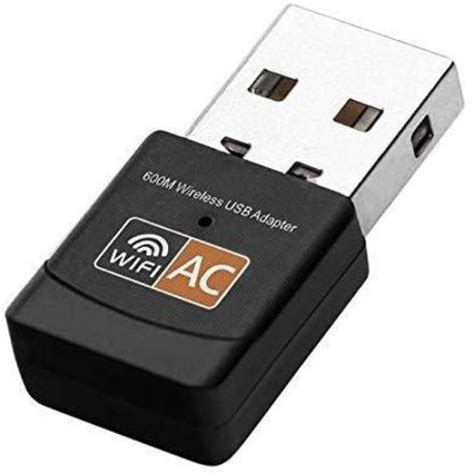 Terabyte AC600 Mbps Wireless Network Adapter Dongle 2.4GHz / 5.0GHz ...