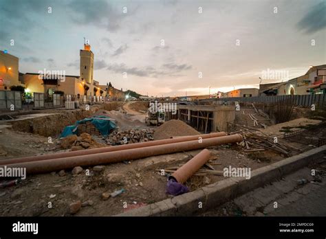 The construction of an underground parking lot Stock Photo - Alamy