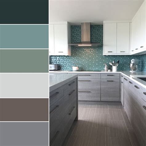 Kaleidoscope Kitchen | Grey kitchen colors, Kitchen colour schemes, Kitchen color palettes