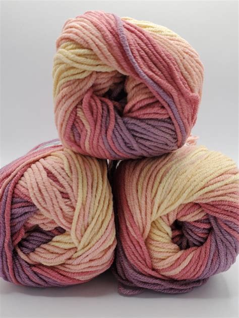 Ice Yarns Lorena Print Cotton Blend Yarn Color# 51449 Gradient Self ...