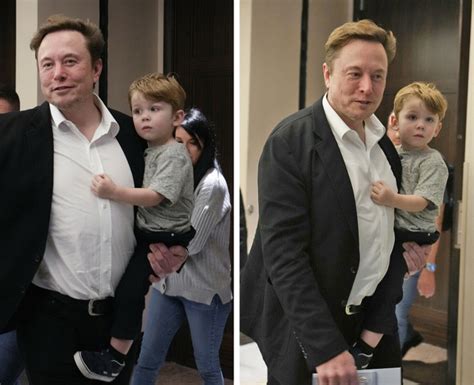 Elon Musk juega con su adorable hijo, X Æ A-12, que hizo una rara aparición / Genial