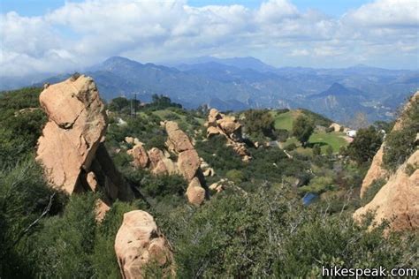 Stunt High Trail to Saddle Peak | Malibu | Hikespeak.com Hikespeak.com