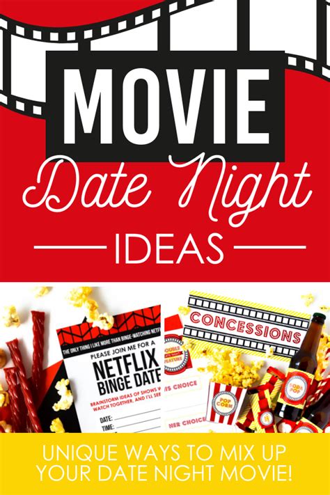 Movie Date Night Ideas for Home - from The Dating Divas