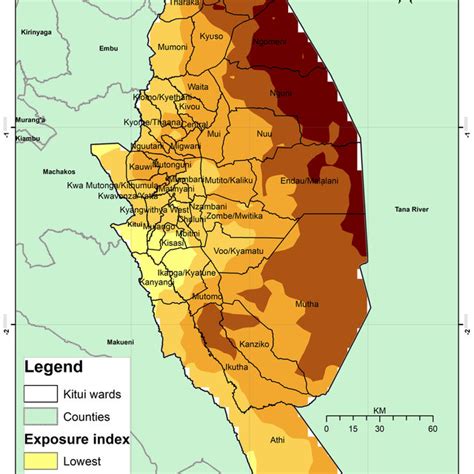 Map of Kitui County. | Download Scientific Diagram