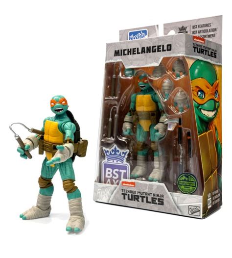 Teenage Mutant Ninja Turtles: BST AXN IDW Comics Michelangelo Action Figure - Visiontoys